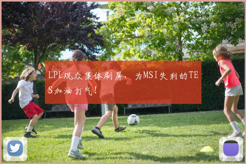 LPL观众集体刷屏，为MSI失利的TES加油打气！